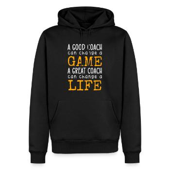 Tainer Trainerin Spruch Geschenk - Männer Premium Bio Hoodie - Schwarz - Vorne - Nico (187cm)