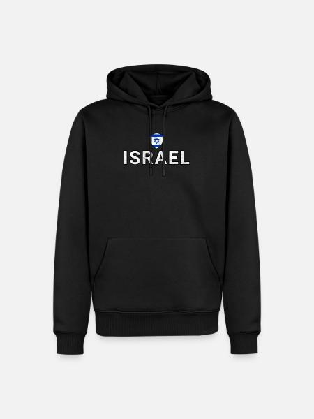 Israel - Men’s Premium Organic Hoodie - black