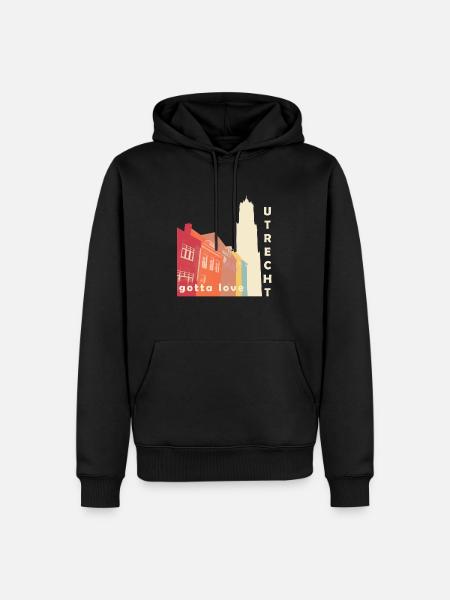 Gotta Love Utrecht - Mannen Premium Bio hoodie - zwart