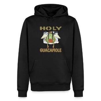 Holy Guacomole Avocado Lovers - Men’s Premium Organic Hoodie - black - Front - Nico (187cm)