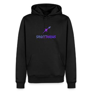 Sagittarius Zodiac - Men’s Premium Organic Hoodie - black - Front - Nico (187cm)