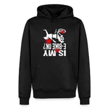 Is my E-Bike ok? Bloody E-Mountain Bike Bike - Men’s Premium Organic Hoodie - black - Front - Nico (187cm)