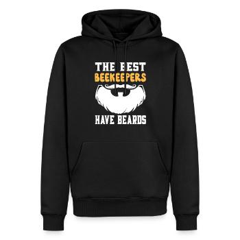 The best Beekeepers have beards - Imker Bienen - Männer Premium Bio Hoodie - Schwarz - Vorne - Nico (187cm)