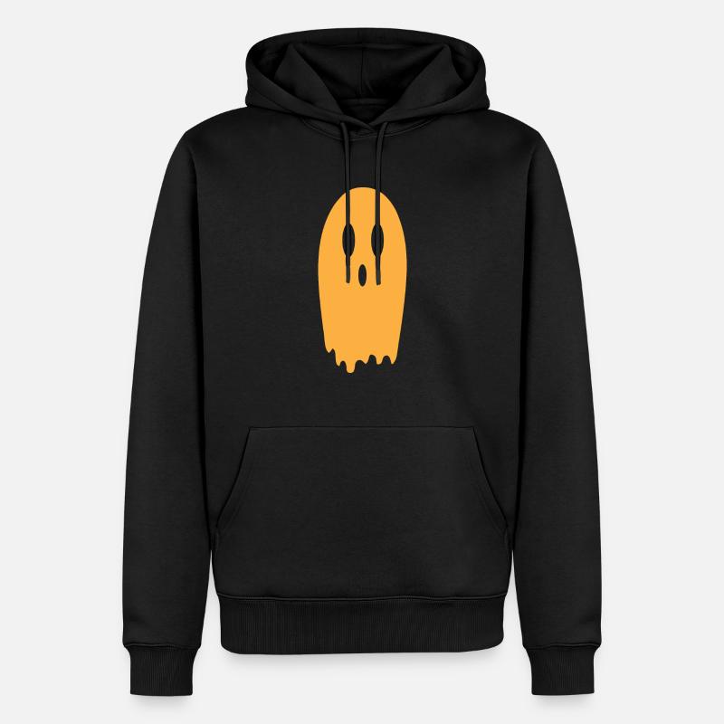 Fantôme d’Halloween - Sweat à capuche Premium bio Homme - noir