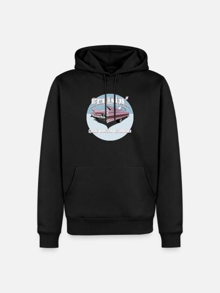 Cadillac Coupe de Ville - Men’s Premium Organic Hoodie - black