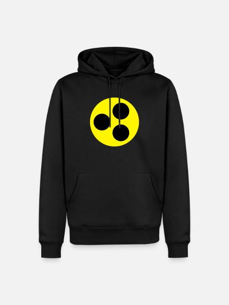 Blindenzeichen - Männer Premium Bio Hoodie - Schwarz