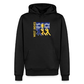 Cricket Players - West Indies - Men’s Premium Organic Hoodie - black - Front - Nico (187cm)