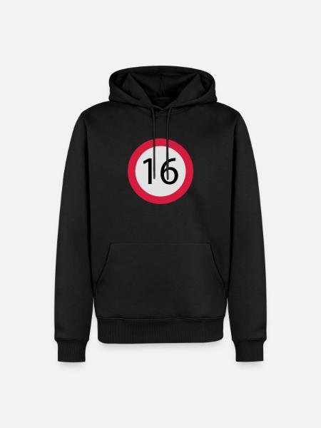 16 - Men’s Premium Organic Hoodie - black