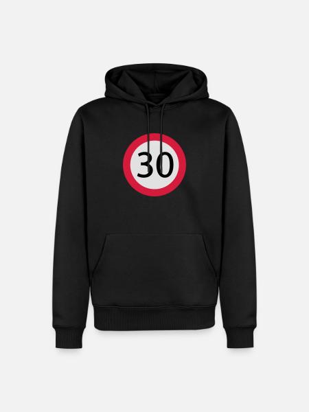 30 - Men’s Premium Organic Hoodie - black