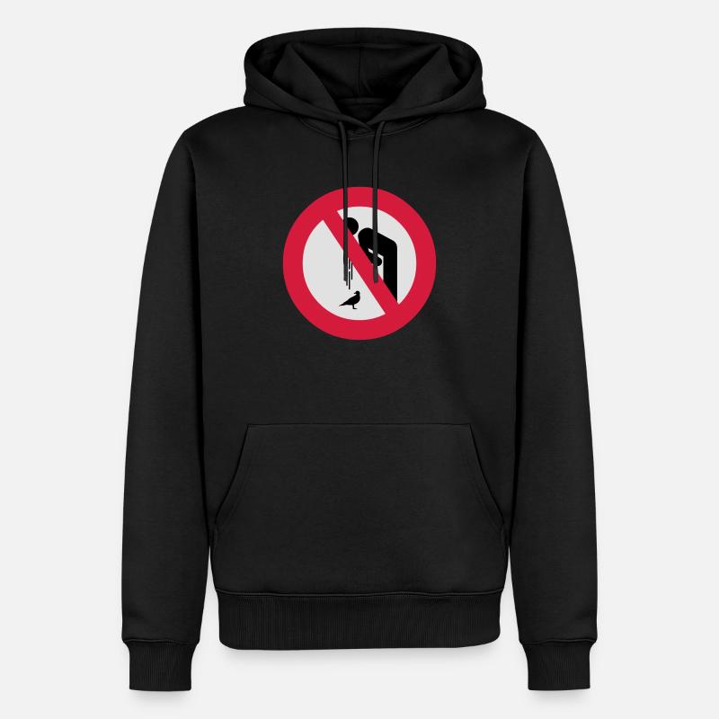 Don't Barf on Birds () - Männer Premium Bio Hoodie - Schwarz