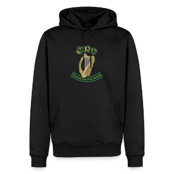 Éire – home of my soul - Männer Premium Bio Hoodie - Schwarz - Vorne - Nico (187cm)