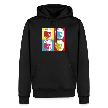 Multi Corbyn - Men’s Premium Organic Hoodie - black - Front - Nico (187cm)