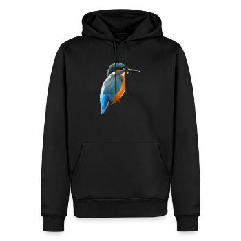 bird - Men’s Premium Organic Hoodie - black - Front - Nico (187cm)