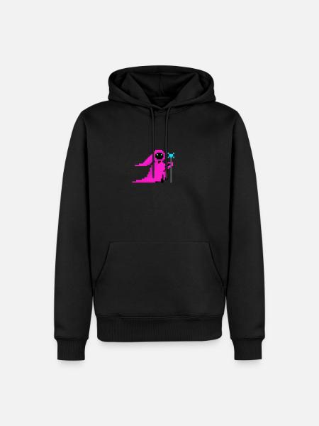 Magician pink - Men’s Premium Organic Hoodie - black