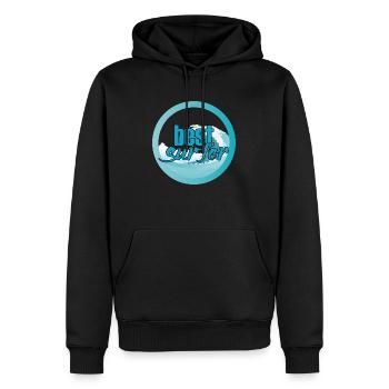 Surfer / Surf: Les meilleurs surfeurs - Sweat à capuche Premium bio Homme - noir - Devant - Nico (187cm)