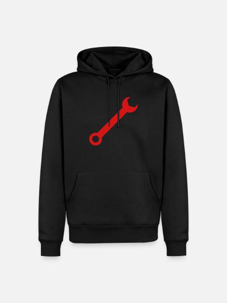 Schraubenschlüssel 3 - Männer Premium Bio Hoodie - Schwarz