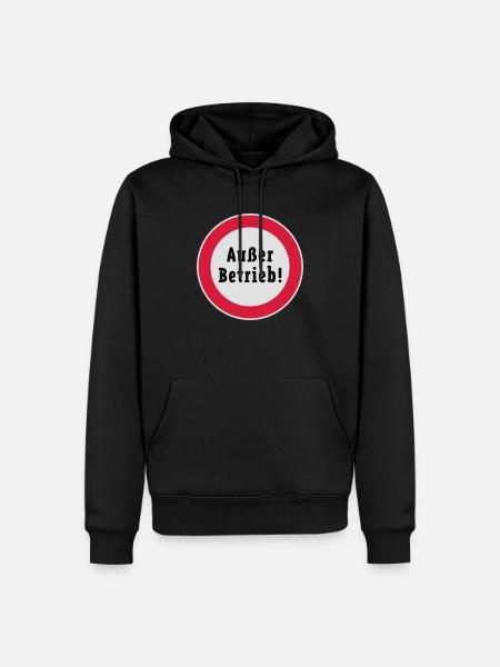 Out of Service! (3C) - Men’s Premium Organic Hoodie - black
