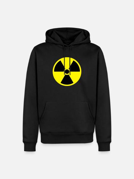 radioactive - Sweat à capuche Premium bio Homme - noir