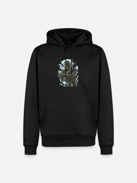 the Mummy - Men’s Premium Organic Hoodie - black