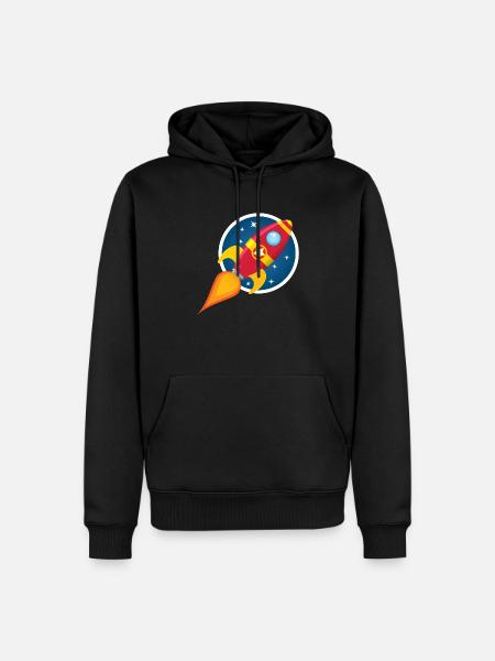 star ship - Men’s Premium Organic Hoodie - black