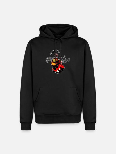 country music - Männer Premium Bio Hoodie - Schwarz
