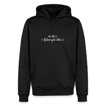 beste schwiegertochter hochzeit heirat geschenk - Männer Premium Bio Hoodie - Schwarz - Vorne - Nico (187cm)