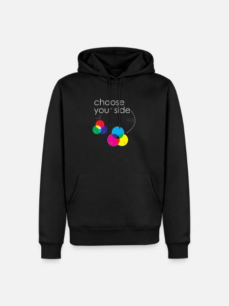 Farbsysteme - Männer Premium Bio Hoodie - Schwarz