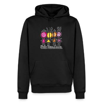 BFFs - Men’s Premium Organic Hoodie - black - Front - Nico (187cm)