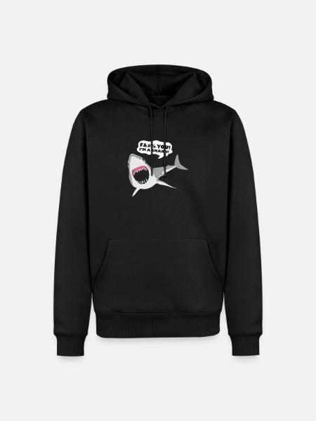 I'm a Shark! - Men’s Premium Organic Hoodie - black