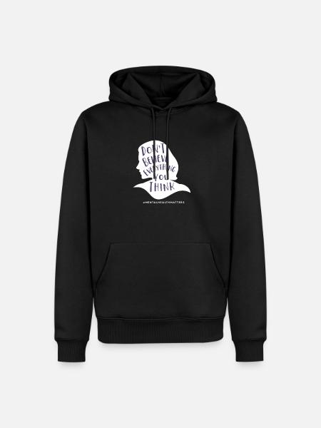Mental Health - Men’s Premium Organic Hoodie - black
