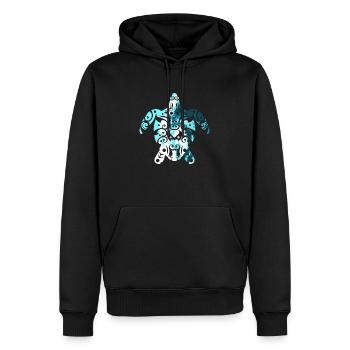 Maori Schildkröte Honu Ocean Tribal Tattoo Gift - Männer Premium Bio Hoodie - Schwarz - Vorne - Nico (187cm)