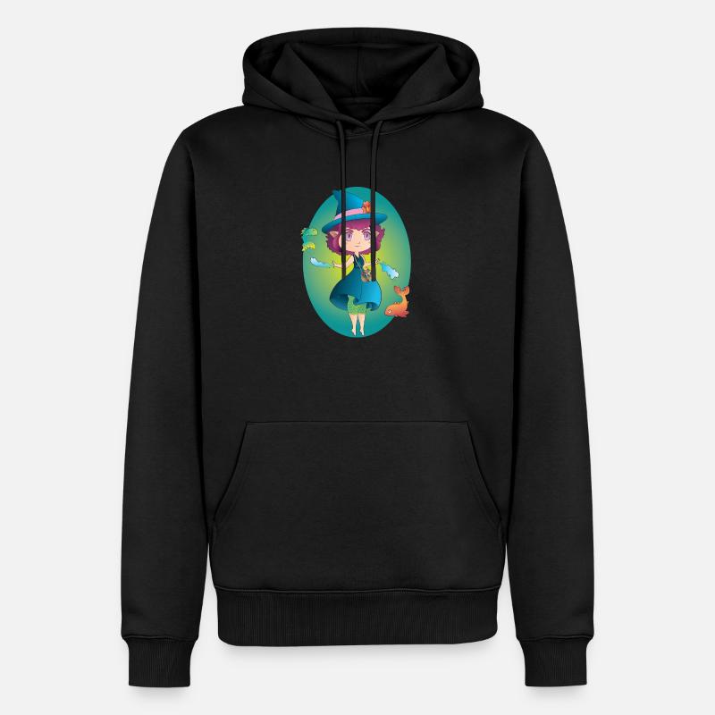 Sorcière d'eau - Sweat à capuche Premium bio Homme - noir