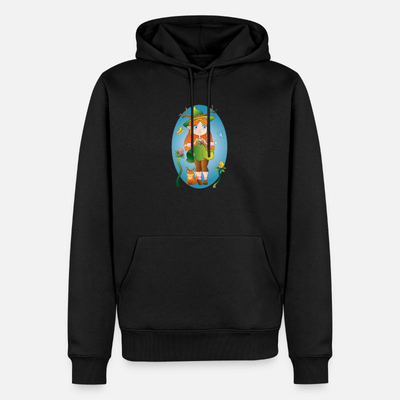 Sorcière de la nature - Sweat à capuche Premium bio Homme - noir