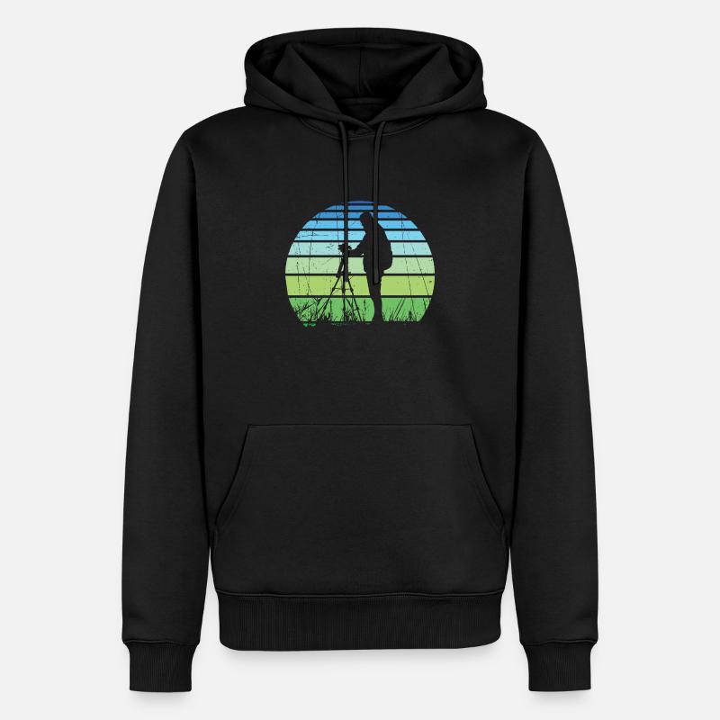 Der Langzeitbelichter - Männer Premium Bio Hoodie - Schwarz