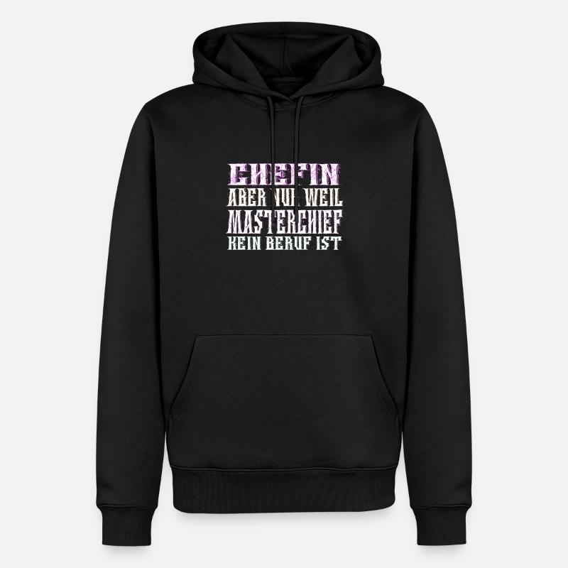Masterchief Chefin - Männer Premium Bio Hoodie - Schwarz