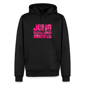 junggesellinnenabschied pink - Männer Premium Bio Hoodie - Schwarz - Vorne - Nico (187cm)