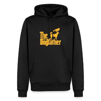 Der Hundevater - Männer Premium Bio Hoodie - Schwarz - Vorne - Nico (187cm)