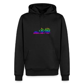 Maori Korallen Taucher Tribal Tattoo Geschenkidee - Männer Premium Bio Hoodie - Schwarz - Vorne - Nico (187cm)