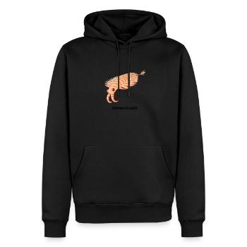 ANOMALOCARIS - Männer Premium Bio Hoodie - Schwarz - Vorne - Nico (187cm)