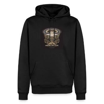 Cult Film METROPOLIS 1927, Fritz Lang - Men’s Premium Organic Hoodie - black - Front - Nico (187cm)