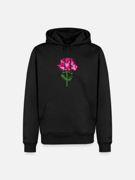 rose to the Mexican - Men’s Premium Organic Hoodie - black