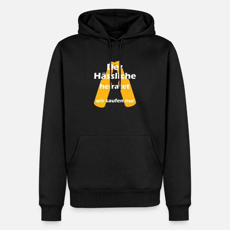 Junggesellenabschied Polterabend Spruch lustig - Männer Premium Bio Hoodie - Schwarz