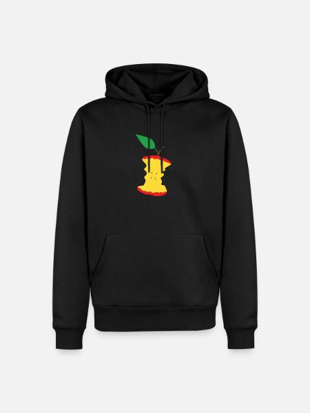 Apple - Men’s Premium Organic Hoodie - black