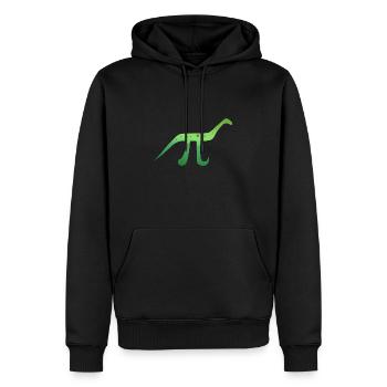 Mathe-Symbol Pinosaurus Pi Dinosaurier Geschenk - Männer Premium Bio Hoodie - Schwarz - Vorne - Nico (187cm)