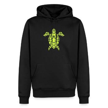 Maori-Schildkröte Polynesian Tribal Tattoo Gift - Männer Premium Bio Hoodie - Schwarz - Vorne - Nico (187cm)