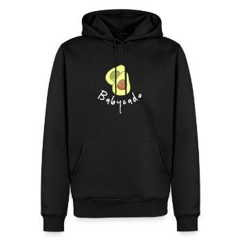 Babycado Avocado Geschenkidee Babies, Baby, Sweet - Männer Premium Bio Hoodie - Schwarz - Vorne - Nico (187cm)