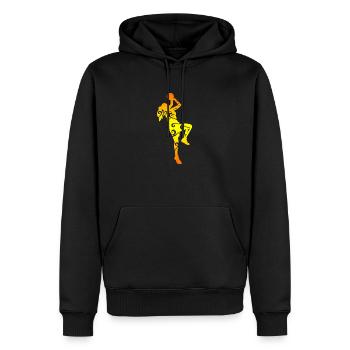 Maori Basketball-Mädchen Basketball-Spieler Gift - Männer Premium Bio Hoodie - Schwarz - Vorne - Nico (187cm)