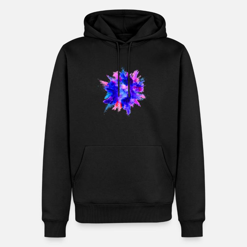 graffiti - Sweat à capuche Premium bio Homme - noir