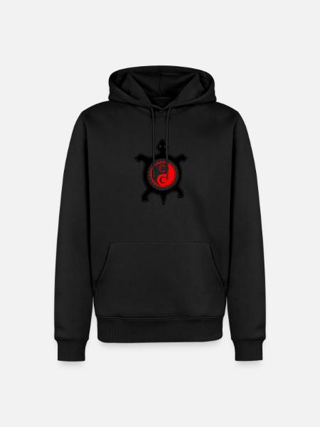 Turtle - Men’s Premium Organic Hoodie - black
