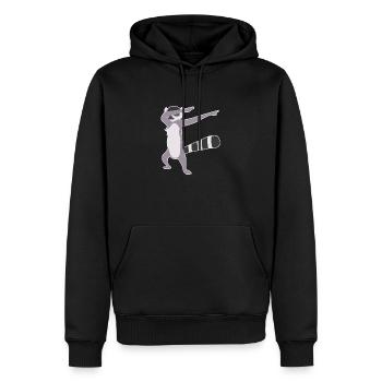 Dabbing Lemur Dab Dancer Lemur Lover Idée cadeau - Sweat à capuche Premium bio Homme - noir - Devant - Nico (187cm)
